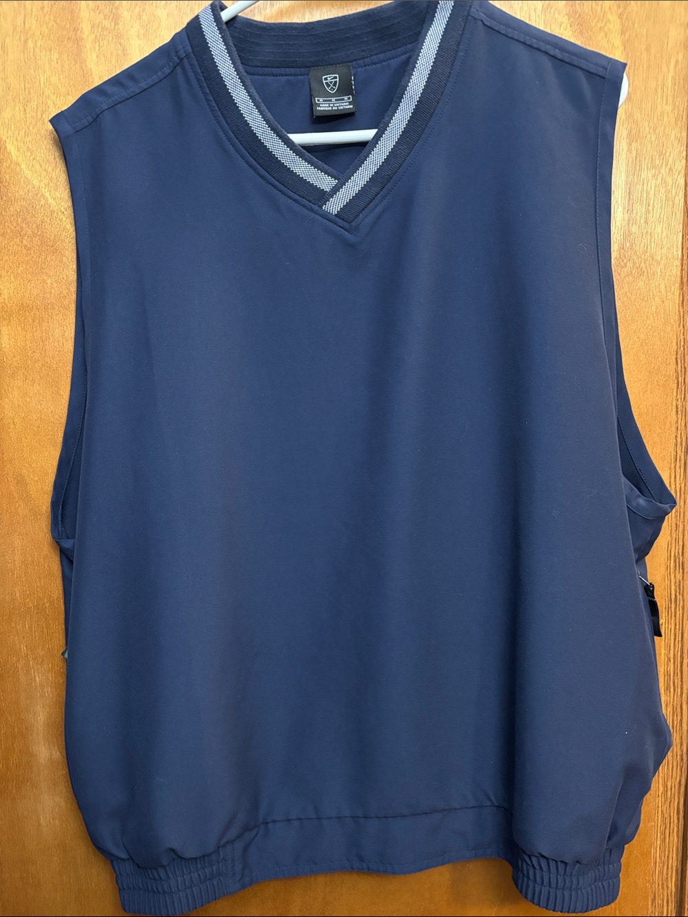 Nike Navy Blue V-Neck Sleeveless Golf Vest